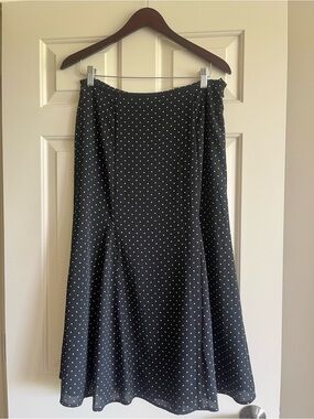 polka dot tulip skirt